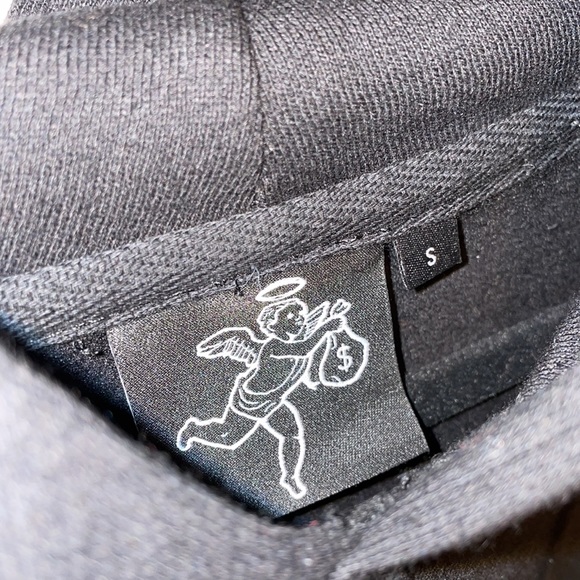 NWOT Hastamuerte Unisex Logo Textured Hoodie - Picture 8 of 11